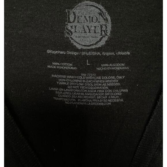 Demon Slayer Inosuke Black Shirt Large - Picture 3 of 3
